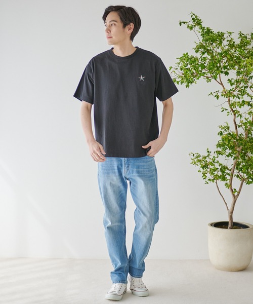 Arnold Palmer（アーノルドパーマー）の「スターモチーフ シェア Tシャツ（Tシャツ/カットソー・レディース・ブラック/ホワイト/ライトベージュ・LL/L/M/S/XS）」の17枚目の写真