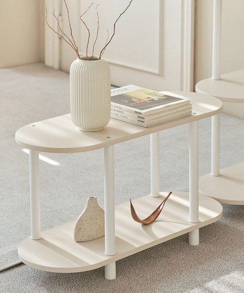 ＜ＲＯＯＭ＆ＨＯＭＥ＞モノ組立式棚【2段】（家具）｜iellio（イエリオ）