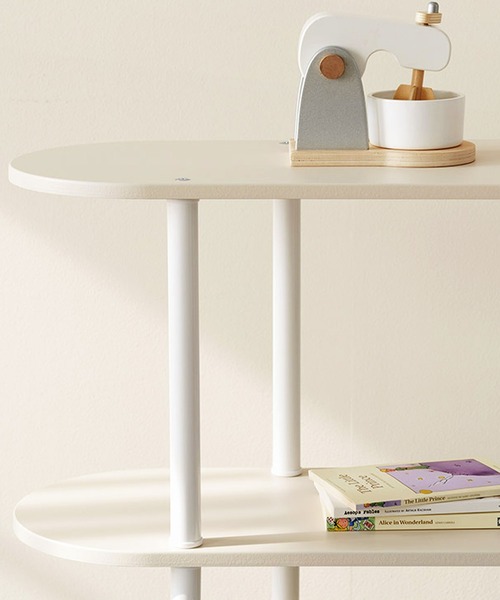 iellio（イエリオ）の「Roomnhome　モノ組立式棚【2段】（家具・レディース・ホワイト/ベージュ・F）」の7枚目の写真