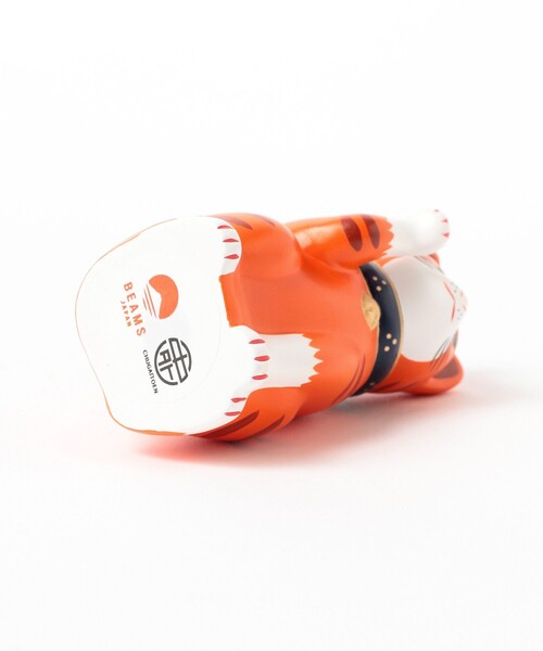 BEAMS JAPAN（ビームス　ジャパン）の「中外陶園 / 別注 まねき猫 右手 3号（インテリア雑貨・メンズ・ネイビー/ゴールド/オレンジ・ONE SIZE）」の10枚目の写真