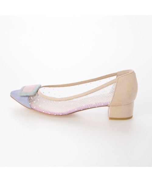 Mode et Jacomo（モードエジャコモ）の「バックルチュールパンプス（パンプス・レディース・ブラック/レインボー/ゴールド/グレー・24cm/23.5cm/23cm/22.5cm/24.5cm/22cm）」の6枚目の写真