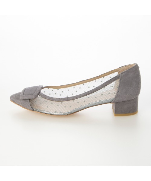 Mode et Jacomo（モードエジャコモ）の「バックルチュールパンプス（パンプス・レディース・ブラック/レインボー/ゴールド/グレー・24cm/23.5cm/23cm/22.5cm/24.5cm/22cm）」の11枚目の写真