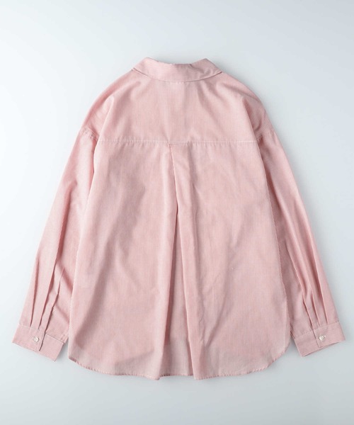 SOMETHING(サムシング)の「【SOMETHING】STRIPESHIRTS ストライプシャツ(シャツ/ブラウス・レディース・オレンジ・フリー)」の7枚目の写真