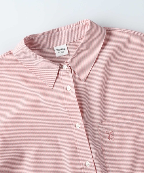 SOMETHING ストライプシャツ SOMETHING】STRIPESHIRTS ストライプシャツ（シャツ