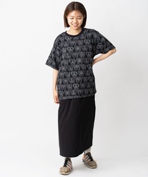 ジャガード天竺クルーネック