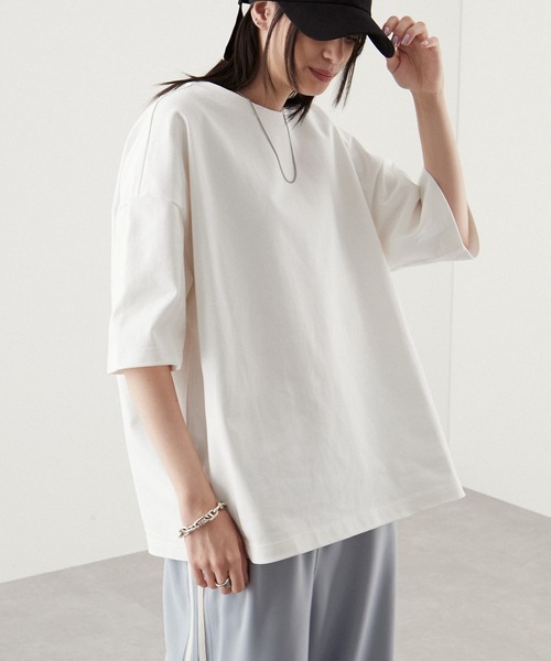 即日発送　Tシャツ　オーバーサイズ　ホワイト　人気  38サイズ 楽天市場】白 カットソー オーバーサイズの通販