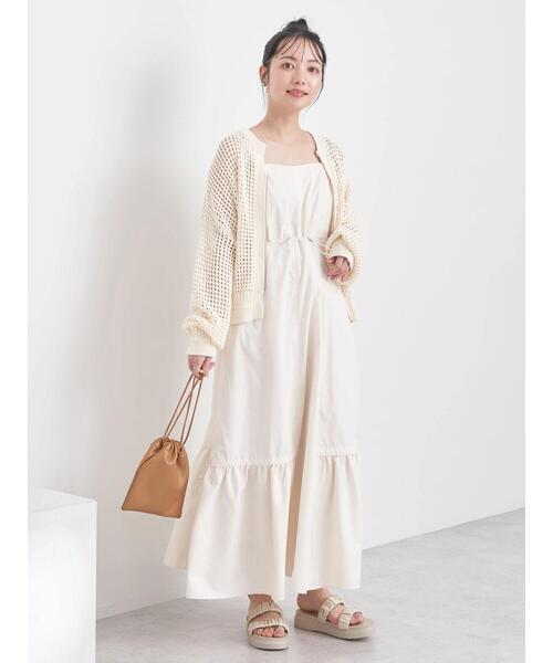 earth music&ecology(アースミュージックアンドエコロジー)の「メッシュジップカーディガン(カーディガン/ボレロ・レディース・ブルー/ライム/ブラック/アイボリー/オレンジ・FREE)」の19枚目の写真