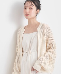 earth music&ecology | メッシュジップカーディガン(カーディガン/ボレロ)