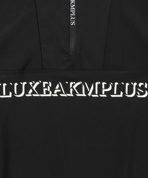 【セール】LUXEAKMPLUS(リュクスエイケイエムプラス)ゴルフ 配色ハーフジップ半袖モックネックTシャツ（Tシャツ/カットソー）｜LUXEAKMPLUS（リュクスエイケイエムプラス）