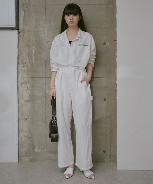 RAY CASSIN（レイカズン）の「ジャンプスーツ（サロペット/オーバーオール・レディース・ホワイト・FREE）」の9枚目の写真