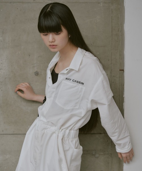 RAY CASSIN（レイカズン）の「ジャンプスーツ（サロペット/オーバーオール・レディース・ホワイト・FREE）」の3枚目の写真