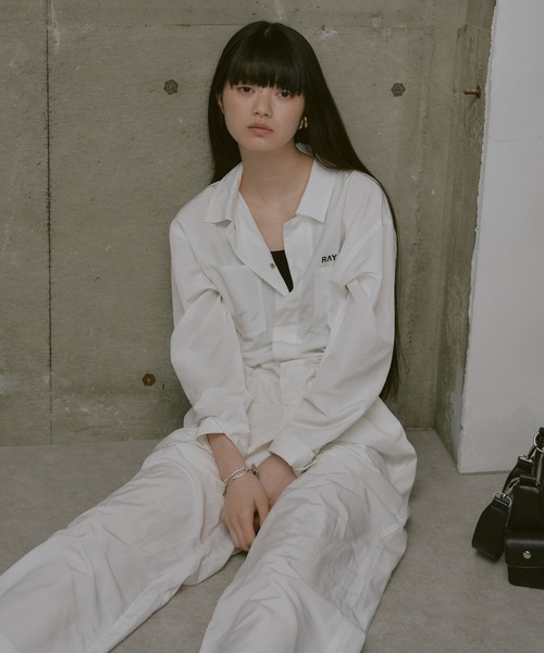 RAY CASSIN（レイカズン）の「ジャンプスーツ（サロペット/オーバーオール・レディース・ホワイト・FREE）」の2枚目の写真