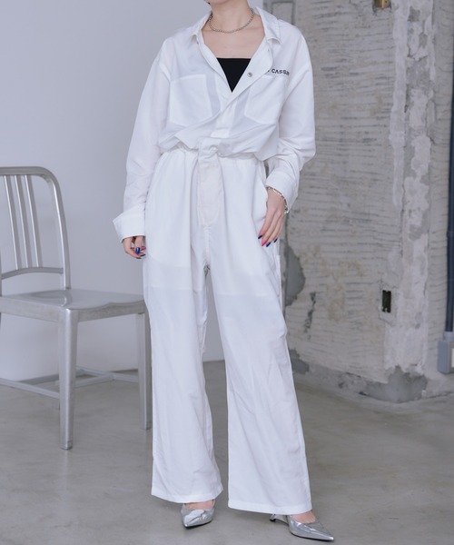 RAY CASSIN（レイカズン）の「ジャンプスーツ（サロペット/オーバーオール・レディース・ホワイト・FREE）」の4枚目の写真