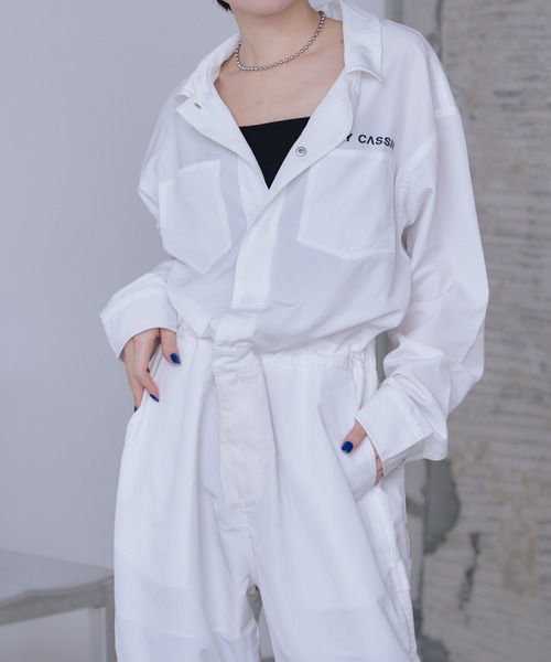 RAY CASSIN（レイカズン）の「ジャンプスーツ（サロペット/オーバーオール・レディース・ホワイト・FREE）」の5枚目の写真