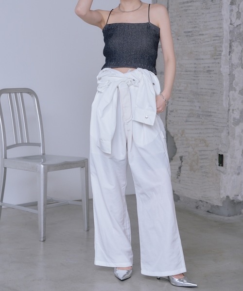 RAY CASSIN（レイカズン）の「ジャンプスーツ（サロペット/オーバーオール・レディース・ホワイト・FREE）」の14枚目の写真