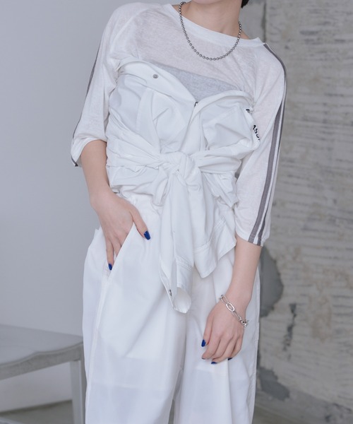 RAY CASSIN（レイカズン）の「ジャンプスーツ（サロペット/オーバーオール・レディース・ホワイト・FREE）」の17枚目の写真