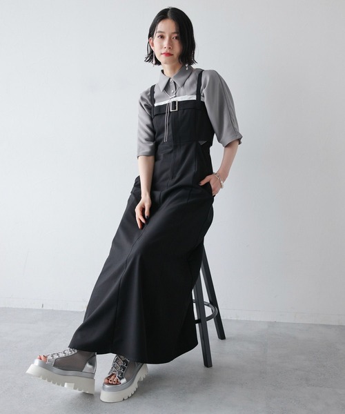 【即購入可】HARE トロミカタアキショートシャツ レッド HARE ブラウス シャツ トロミカタアキショートシャツ(HARE