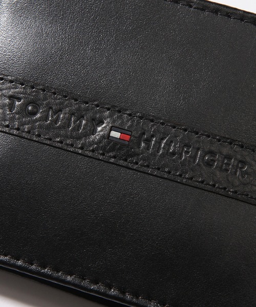 TOMMY HILFIGER(トミーヒルフィガー)の「【TOMMY HILFIGER/トミーヒルフィガー】レザーコンパクトウォレット(財布・メンズ・ブラック・FREE)」の6枚目の写真