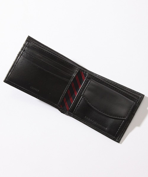 TOMMY HILFIGER(トミーヒルフィガー)の「【TOMMY HILFIGER/トミーヒルフィガー】レザーコンパクトウォレット(財布・メンズ・ブラック・FREE)」の4枚目の写真