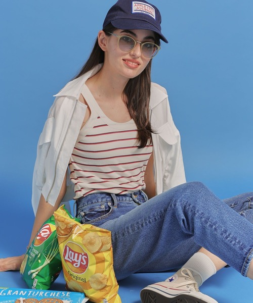 MILLER（ミラー）の「【MILLER】パネルリブアスレチックタンク（タンクトップ・レディース・ホワイト/ブラック/オフホワイト/その他1・FREE）」の19枚目の写真