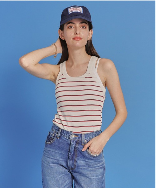 MILLER（ミラー）の「【MILLER】パネルリブアスレチックタンク（タンクトップ・レディース・ホワイト/ブラック/オフホワイト/その他1・FREE）」の21枚目の写真