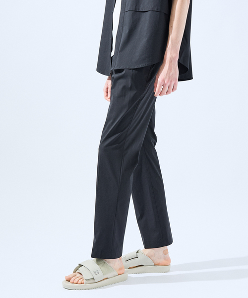 【AH ABAHOUSE / セットアップ対応】撥水 ストレッチ タックスラックス（スラックス）｜AH ABAHOUSE（エーエイチアバハウス）