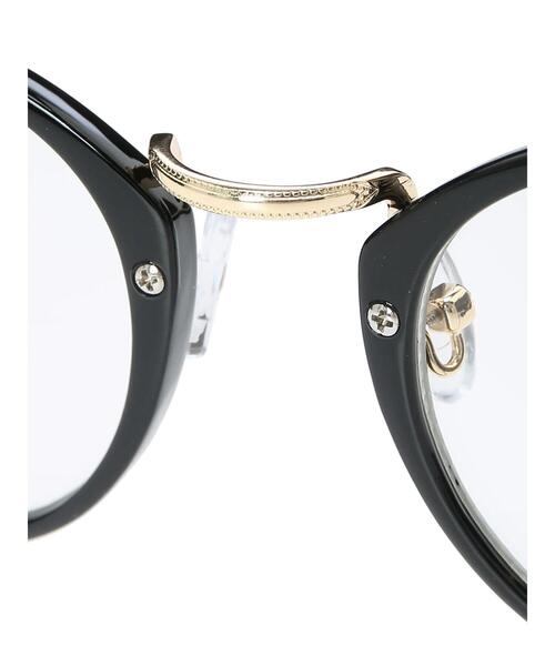 AMERICAN HOLIC（アメリカンホリック）の「ボストンフレームメタルテンプルサングラス（その他ヘアアクセサリー・レディース・ブラック/ブラウン・FREE）」の16枚目の写真
