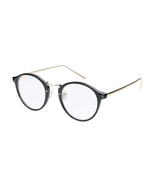 AMERICAN HOLIC（アメリカンホリック）の「ボストンフレームメタルテンプルサングラス（その他ヘアアクセサリー・レディース・ブラック/ブラウン・FREE）」の3枚目の写真