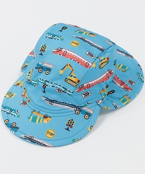 kladskap(クレードスコープ)の「【SWIM】総柄日よけ付スイムキャップ(スイムグッズ・キッズ・ブルー/サックスブルー/ピンク・FREE)」の17枚目の写真
