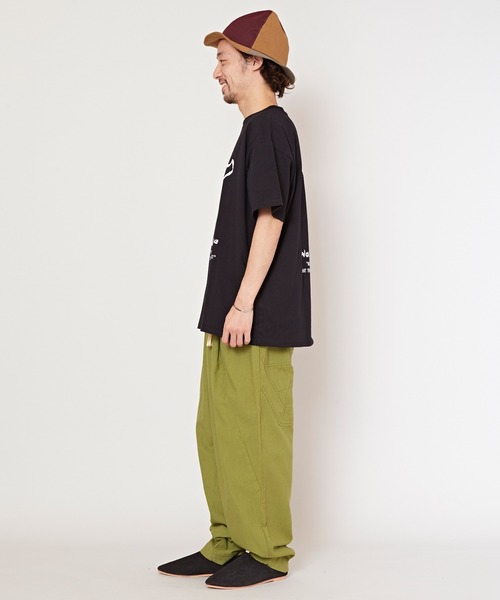 チャイハネ（チャイハネ）の「【チャイハネ】さすらいネコおかか シルエットTシャツ（Tシャツ/カットソー・レディース・ホワイト/ブラック・FREE）」の11枚目の写真