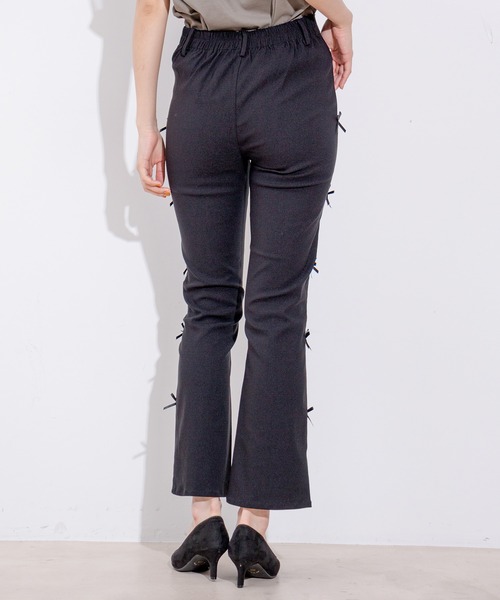 Jayro(ジャイロ)の「サイドリボンストレッチパンツ(その他パンツ・レディース・ブラック/サックスブルー/ブルー・M)」の6枚目の写真