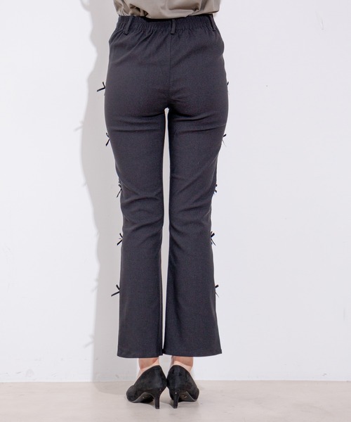 Jayro(ジャイロ)の「サイドリボンストレッチパンツ(その他パンツ・レディース・ブラック/サックスブルー/ブルー・M)」の21枚目の写真