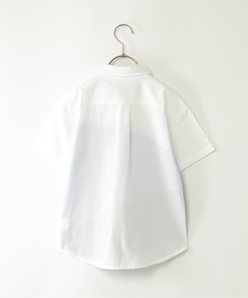 ikka(イッカ)の「アシメ切り替え半袖シャツ(120~160cm)(シャツ/ブラウス・キッズ・オフホワイト/ブラック・160/150/140/130/120)」の4枚目の写真