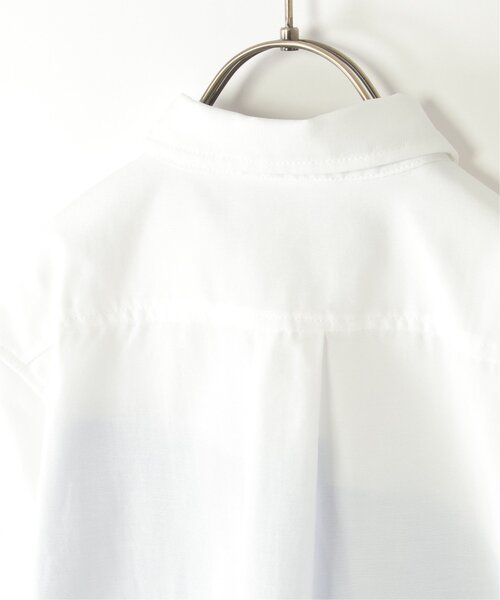 ikka(イッカ)の「アシメ切り替え半袖シャツ(120~160cm)(シャツ/ブラウス・キッズ・オフホワイト/ブラック・160/150/140/130/120)」の8枚目の写真