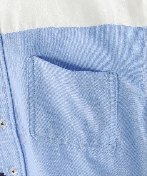 ikka(イッカ)の「アシメ切り替え半袖シャツ(120~160cm)(シャツ/ブラウス・キッズ・オフホワイト/ブラック・160/150/140/130/120)」の9枚目の写真