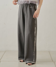 箔プリントワイドスウェットパンツ