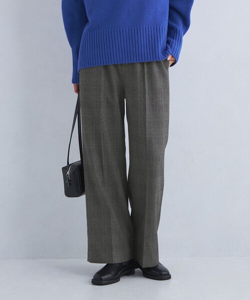 ダレノガレ篤史　70s ウールフレアパンツ　チェック　ビックベル green label relaxing（グリーンレーベルリラクシング）の「秋の