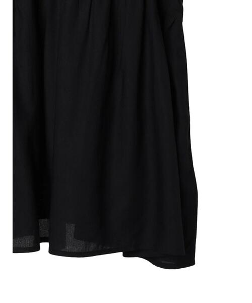 CRAFT STANDARD BOUTIQUE(クラフトスタンダードブティック)の「レーヨンキャミチュニック(チュニック・レディース・ブラック/サックスブルー/アイボリー・FREE)」の4枚目の写真