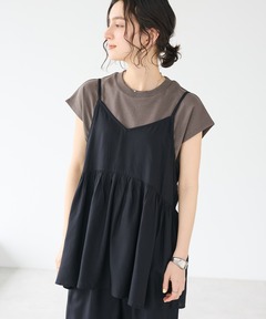 Two-Tone Balloon Mini Dress（ワンピース）｜Her lip to（ハー