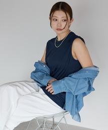 etre pret（エトレプレ）の「抗菌防臭ドライノースリーブトップス（Tシャツ/カットソー）」