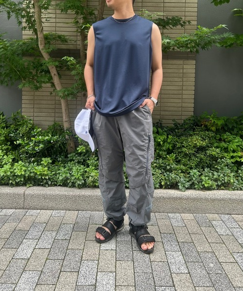 etre pret(エトレプレ)の「汗臭・生乾き臭をブロック!抗菌防臭ドライノースリーブトップス【ユニセックス】(Tシャツ/カットソー・レディース・ブラック/カーキ/チャコールグレー/ホワイト/ネイビー/レッド系・X-SMALL/SMALL/MEDIUM/LARGE/X-LARGE/XX-LARGE)」の20枚目の写真