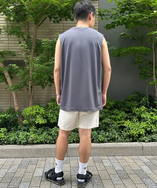 etre pret(エトレプレ)の「汗臭・生乾き臭をブロック!抗菌防臭ドライノースリーブトップス【ユニセックス】(Tシャツ/カットソー・レディース・ブラック/カーキ/チャコールグレー/ホワイト/ネイビー/レッド系・X-SMALL/SMALL/MEDIUM/LARGE/X-LARGE/XX-LARGE)」の11枚目の写真