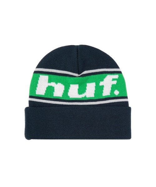 HUF（ハフ）の「CONTINUAL CUFF BEANIE（ニットキャップ/ビーニー・メンズ・ネイビー/ホワイト系その他/ブラウン系その他・O/S）」の6枚目の写真