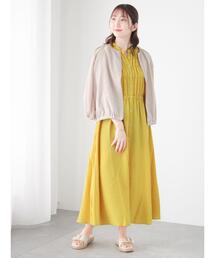 Te chichi TERRASSE | シャーリングワンピース(ワンピース)