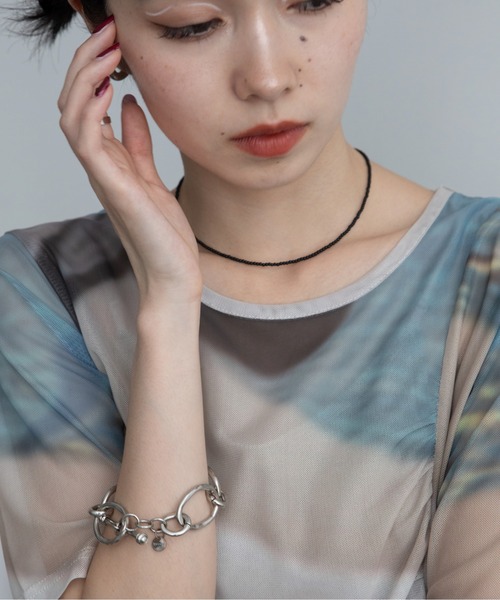 VACANCY（ヴァカンシー）の「アシンメトリーシャーリングシアートップス（Tシャツ/カットソー・レディース・ブラック/ブルー/レッド・FREE）」の20枚目の写真