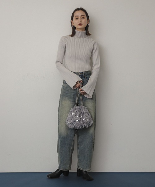 SENSE OF PLACE by URBAN RESEARCH（センスオブプレイスバイアーバンリサーチ）の「スパンコールバッグ（ハンドバッグ・レディース・アイボリー/グレー・ONE）」の13枚目の写真