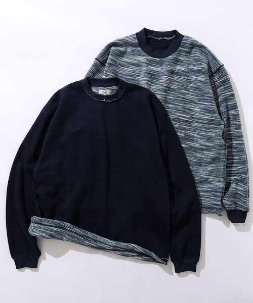 BEAMS（ビームス）の「バック カスリ クルーネックスウェット