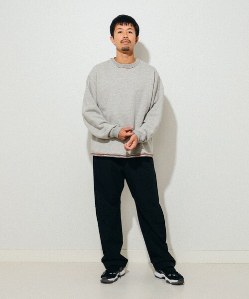 BEAMS（ビームス）の「バック カスリ クルーネックスウェット