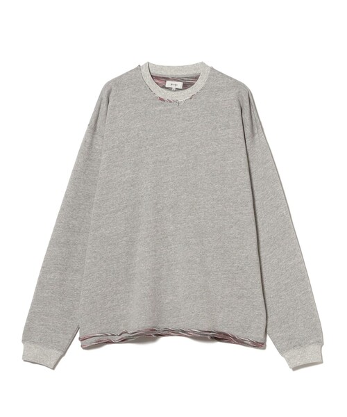 BEAMS（ビームス）の「バック カスリ クルーネックスウェット