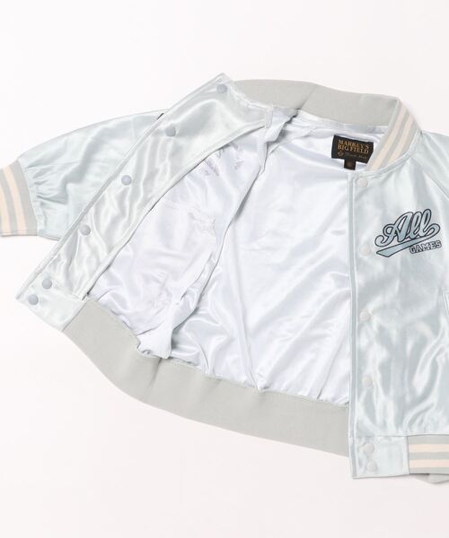 BIG FIELD（ビッグフィールド）の「ライトウェイトスタジャン（スタジャン・キッズ・ブラウン/オフホワイト/パープル・110/100/90/120/150/140/130）」の15枚目の写真